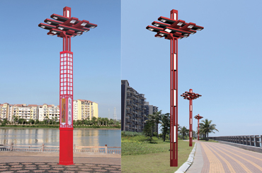 中國(guó)館造型景觀燈柱