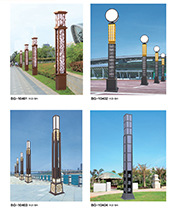 定制中國風格立柱廣場LED景觀燈