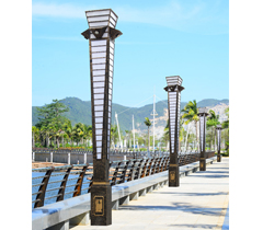 仿古錐形廣場景觀燈柱