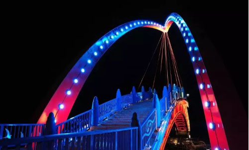 東莞七度照明-城市橋梁景觀照明設計內容\表現手法和照明目的